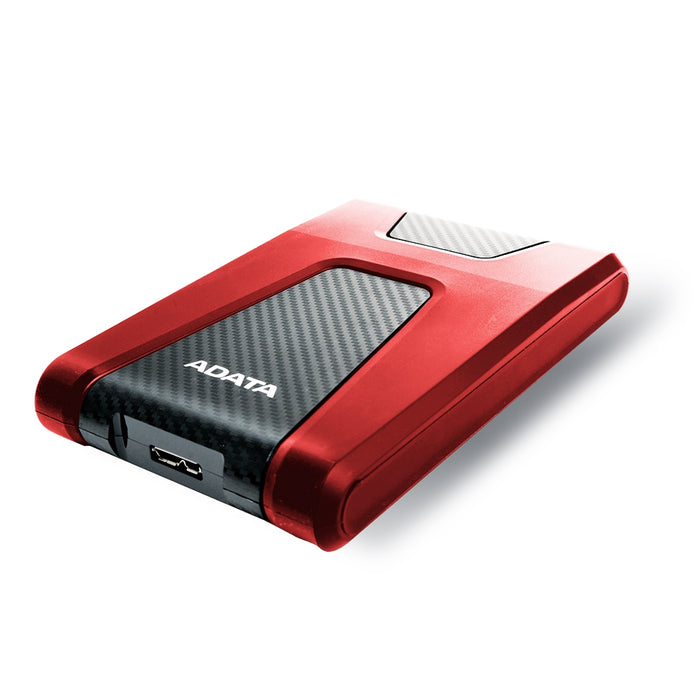 External Hard Drive Adata DashDrive Durable HD650 Red 1 TB