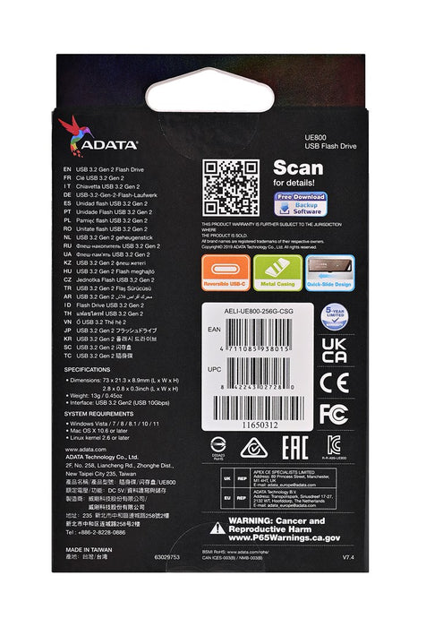 USB stick Adata UE800  256 GB
