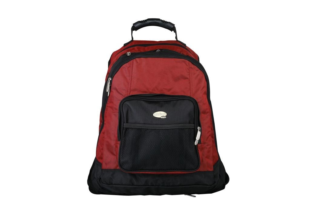 Addison 311015 notebook case 39.6 cm (15.6") Backpack Black, Burgundy