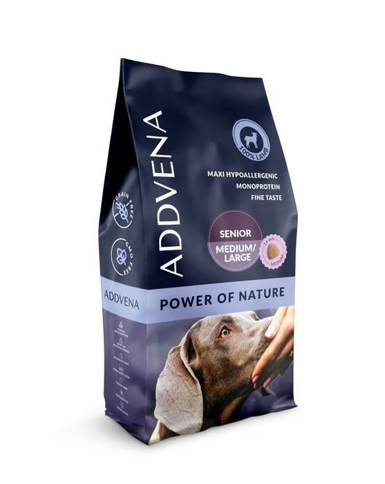 ADDVENA Power of Nature Senior Medium/Large Lamb - dry dog food - 10kg