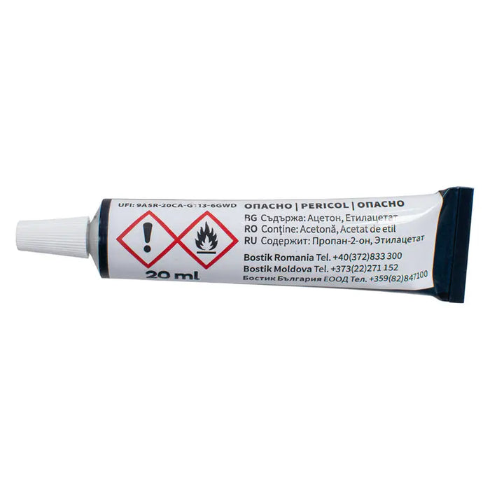 ADHESIVE FOR SOFT PVC FIX SOFT PLASTIC 20 ML BOSTIK - Лепила<<<Лепила и ленти<<<Бои и