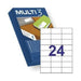 Adhesive labels Apli 10518 500 Sheets 70 x 37 mm White - Електроника Периферни и резервни части<<<Компютри|