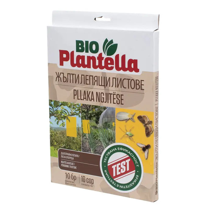 ADHESIVE YELLOW TAPES AGAINST PESTS 10PCS BIO PLANTELLA - Торове<<<Торове почви и тревни смески<<<Градина<<<Praktiker