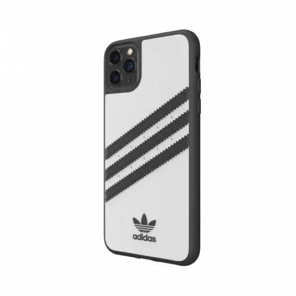 Adidas Moulded Case PU for iPhone 11 Pro Max - White and Black - Cell phone cases and covers<<<HurtelXML