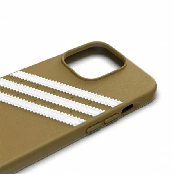 Adidas OR Molded Case PU for iPhone 13 Pro Max - Beige and Gold - Cell phone cases and covers<<<HurtelXML