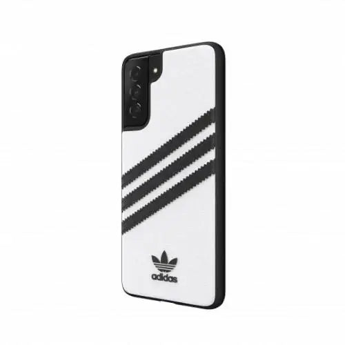 Adidas OR Moudled Case PU for Samsung Galaxy S21+ - White and Black - Cell phone cases and covers<<<HurtelXML