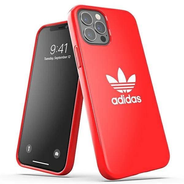 Adidas OR SnapCase Trefoil iPhone 12/12 Pro czerwony/red 42293 - Cell phone cases and covers<<<HurtelXML