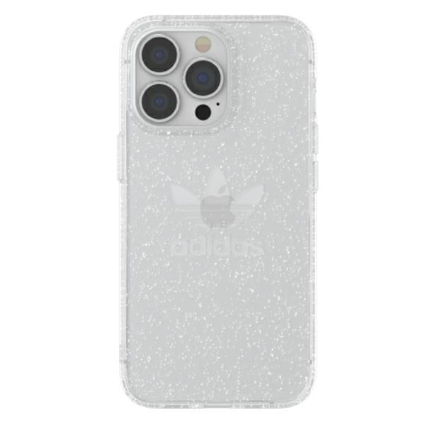 Adidas OR Protective Clear Case Glitter for iPhone 13 Pro / iPhone 13 - Transparent Silver