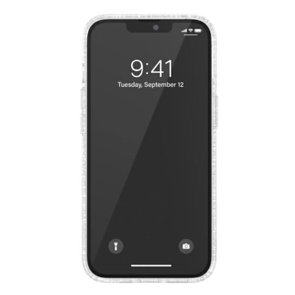 Adidas OR Protective Clear Case Glitter for iPhone 13 Pro / iPhone 13 - Transparent Silver
