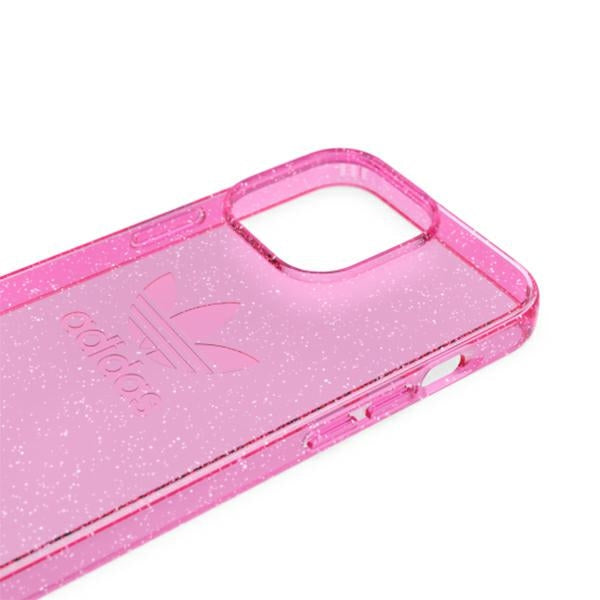 Adidas OR Protective Clear Case Glitter for iPhone 13 Pro / iPhone 13 - Pink