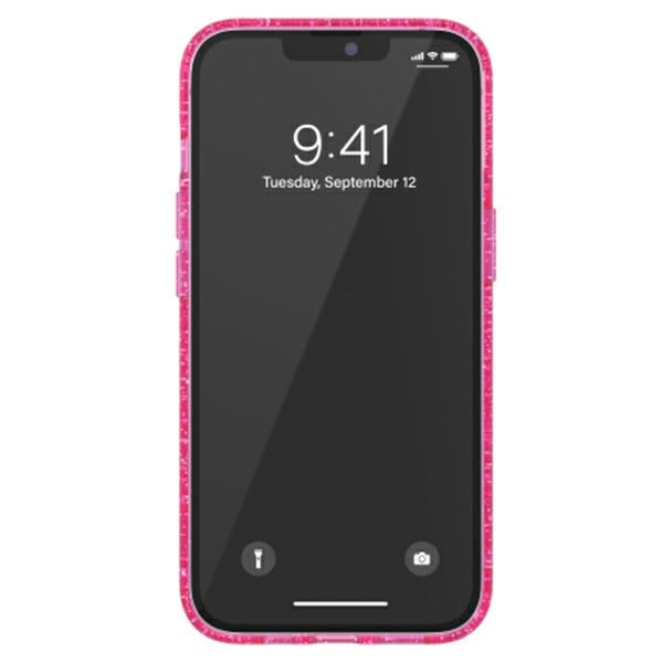 Adidas OR Protective Clear Case Glitter for iPhone 13 Pro / iPhone 13 - Pink