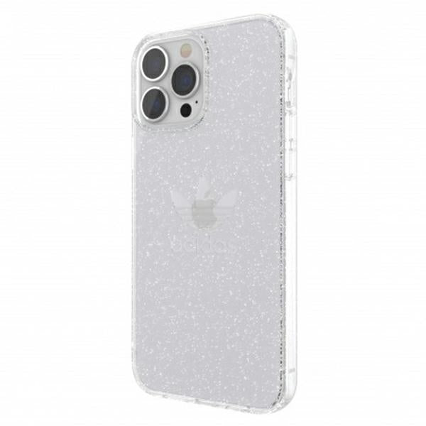 Adidas OR Protective Clear Case Glitter for iPhone 13 Pro Max - Transparent Silver