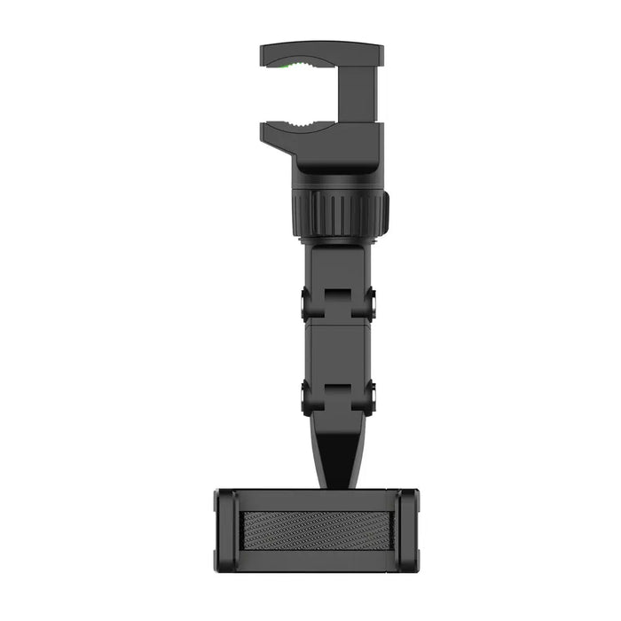 Adjustable car rearview mirror holder for smartphone black - Cell phone holders<<<HurtelXML
