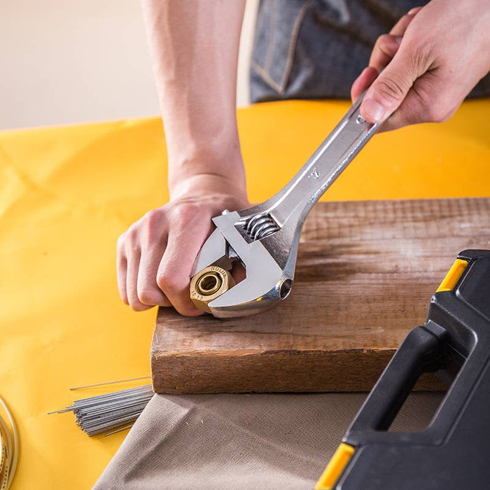 Adjustable Spanner 12’’ Deli Tools EDL012A (silver) - Wrenches<<<Tools<<<InnproXML