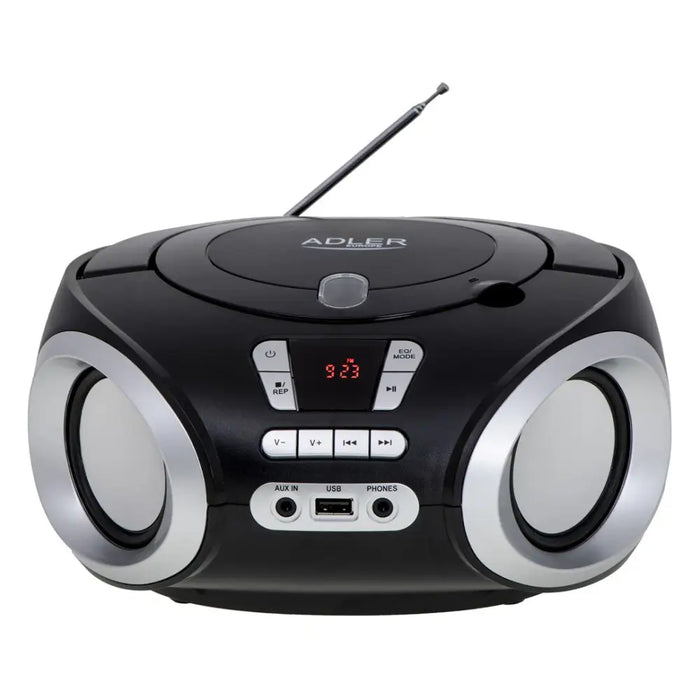 Adler AD 1181 CD player Portable CD player Black Silver - Radios and boomboxesOAV-RAP<<<Audio-video
