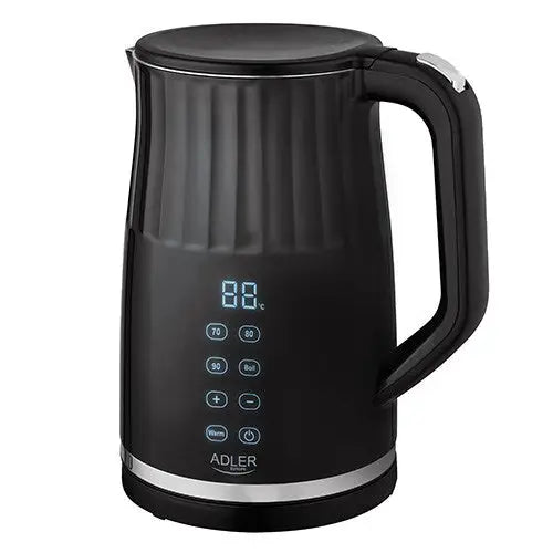 Adler AD 1350 1.7L temperature-controlled LED electric kettle Black - Electric kettlesAGD-CZE<<<Home Appliance