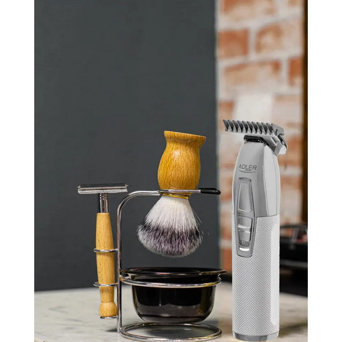 Adler AD 2836S beard trimmer Battery 4 6 mm Silver - Hair clippersAGD-STR<<<Home Appliance - ProductsAGD<<<ActionPL