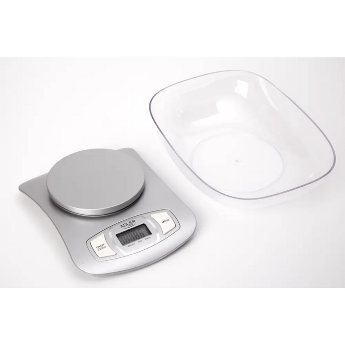 Adler AD 3137s Silver Countertop Electronic kitchen scale - Kitchen scalesAGD-WGK<<<Home Appliance