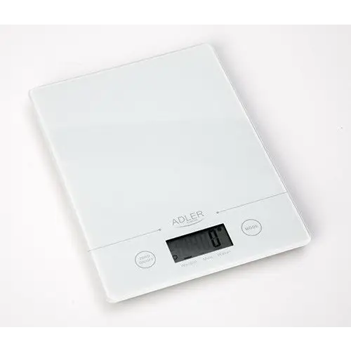 Adler AD 3138 w kitchen scale Electronic kitchen scale White Countertop Square - Kitchen scalesAGD-WGK<<<Home Appliance