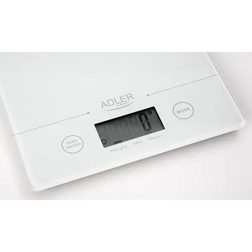 Adler AD 3138 w kitchen scale Electronic kitchen scale White Countertop Square - Kitchen scalesAGD-WGK<<<Home Appliance