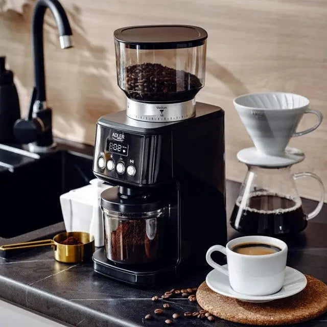Adler AD 4300 Burr coffee grinder black - Coffee grindersAGD-MLY<<<Home Appliance - ProductsAGD<<<ActionPL&&&Spice