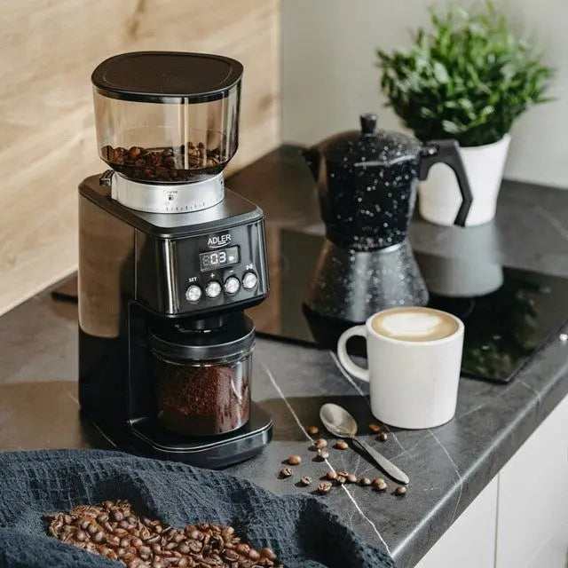 Adler AD 4300 Burr coffee grinder black - Coffee grindersAGD-MLY<<<Home Appliance - ProductsAGD<<<ActionPL&&&Spice