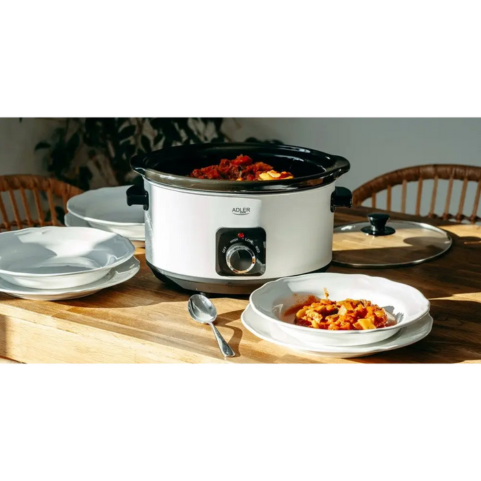 Adler AD 6413W Slow cooker 5.8 l White - Slow CookersAGD-WON<<<Home Appliance - ProductsAGD<<<ActionPL