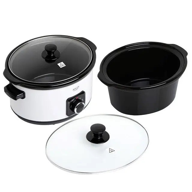 Adler AD 6413W Slow cooker 5.8 l White - Slow CookersAGD-WON<<<Home Appliance - ProductsAGD<<<ActionPL
