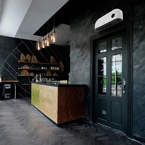 Adler AD 7751 air curtain Black White 2000 W - Fan heatersAGD-TER<<<Home Appliance - ProductsAGD<<<ActionPL&&&Fan