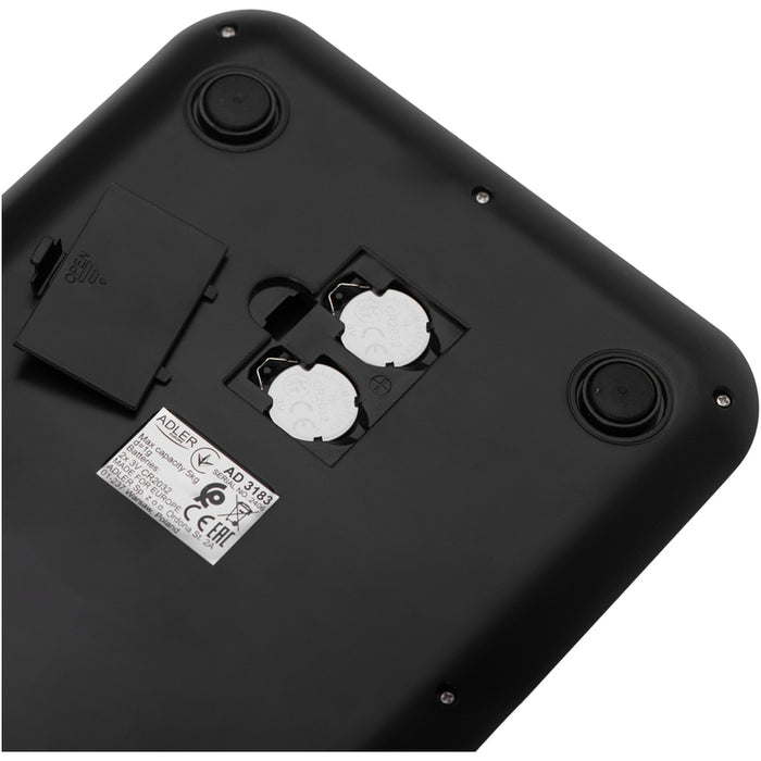 KITCHEN SCALE BLACK ADLER