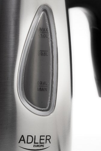 Adler AD 1203 electric kettle 1 L Silver 1630 W