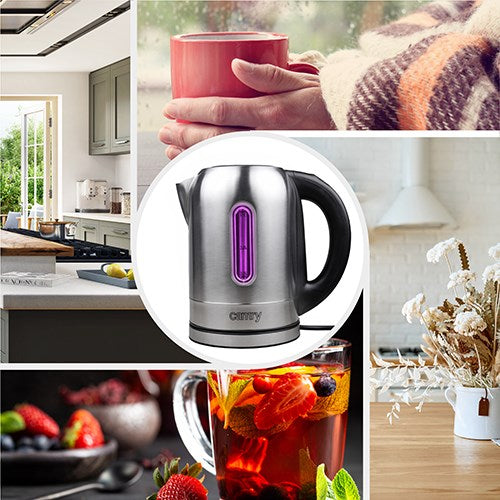 Camry CR 1253 electric kettle 1.7 L Stainless steel 2200 W