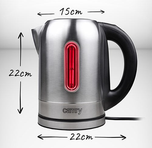 Camry CR 1253 electric kettle 1.7 L Stainless steel 2200 W