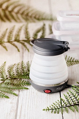 Adler AD 1279 electric kettle 0.6 L 750 W Black, White