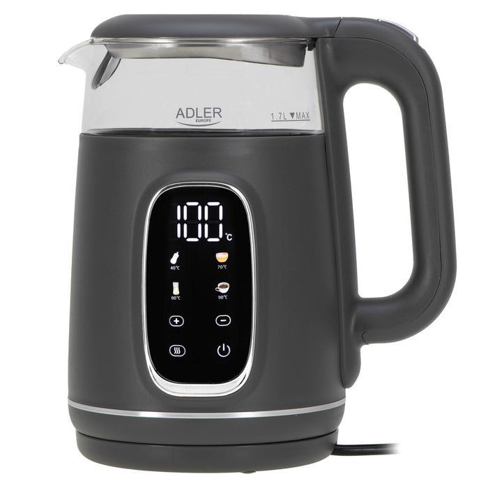 ADLER AD 1305 electric kettle grey silver
