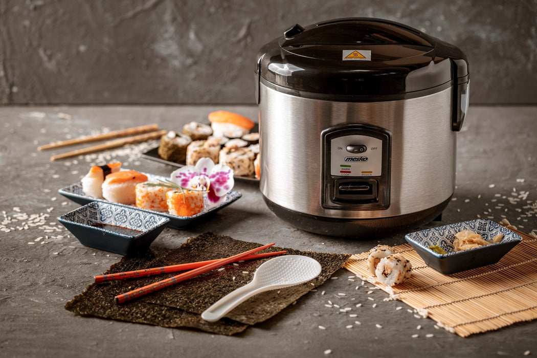 Mesko MS 6411 rice cooker Black,Stainless steel 1000 W