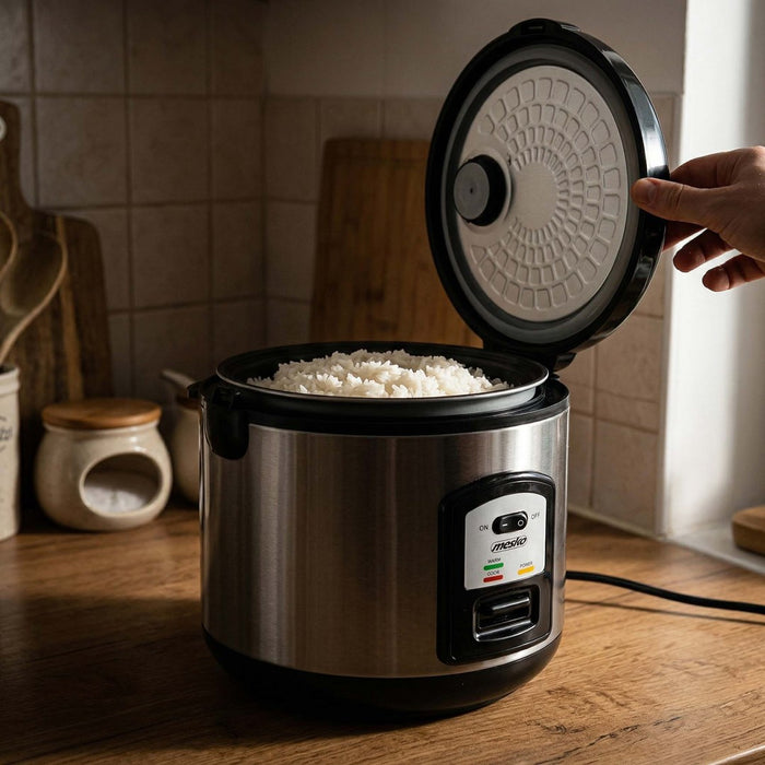 Mesko MS 6411 rice cooker Black,Stainless steel 1000 W