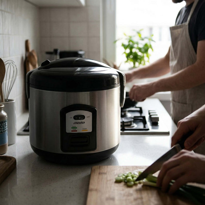Mesko MS 6411 rice cooker Black,Stainless steel 1000 W