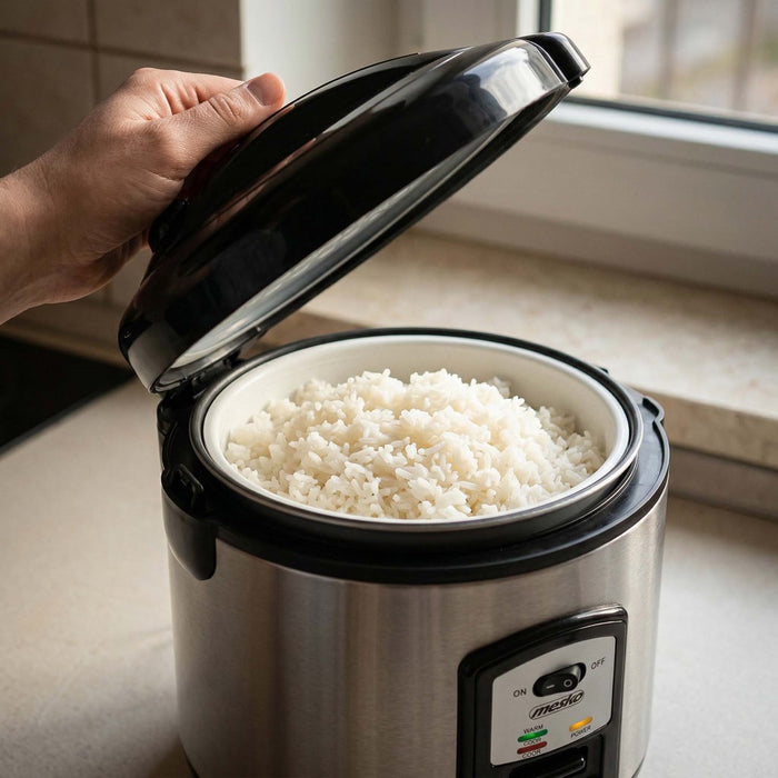 Mesko MS 6411 rice cooker Black,Stainless steel 1000 W