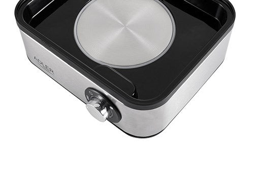 Adler AD 4486 egg cooker 8 egg(s) 800 W Black,Satin steel,Transparent