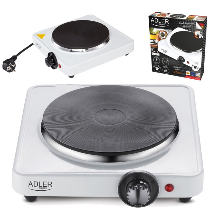Adler AD 6503 hob White Countertop Sealed plate 1 zone(s)