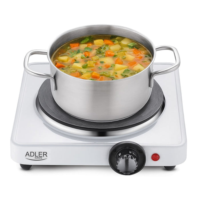 Adler AD 6503 hob White Countertop Sealed plate 1 zone(s)