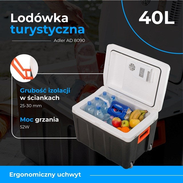 Adler AD 8090Portable Cooler 40 L Black, White