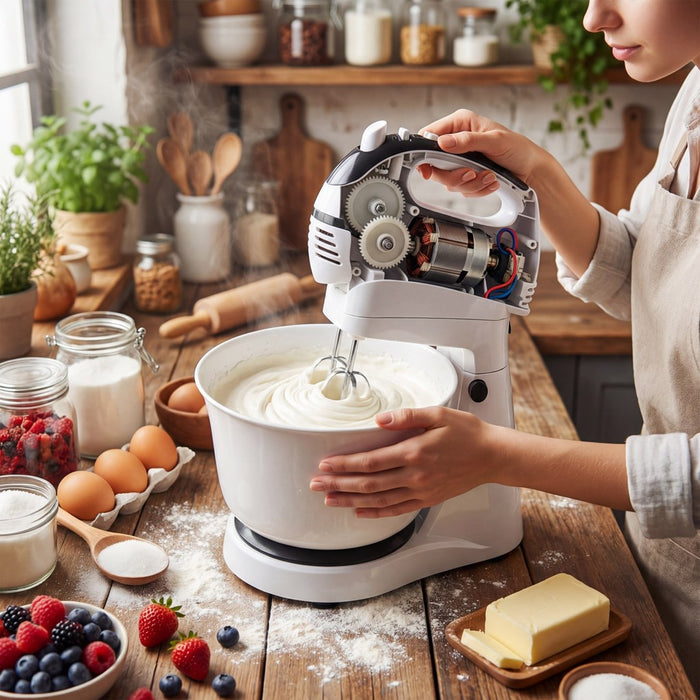 Adler AD 4206 Stand mixer Black,White 300 W