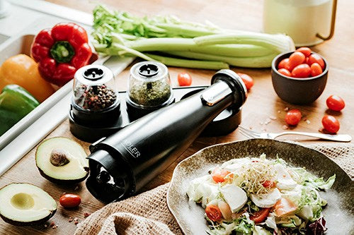 Spice mill set Adler AD 4449B Black