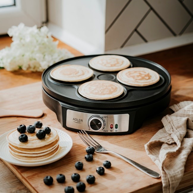 Adler AD 3093 Double-Sided Electric Pancake Maker 2 in 1 Black