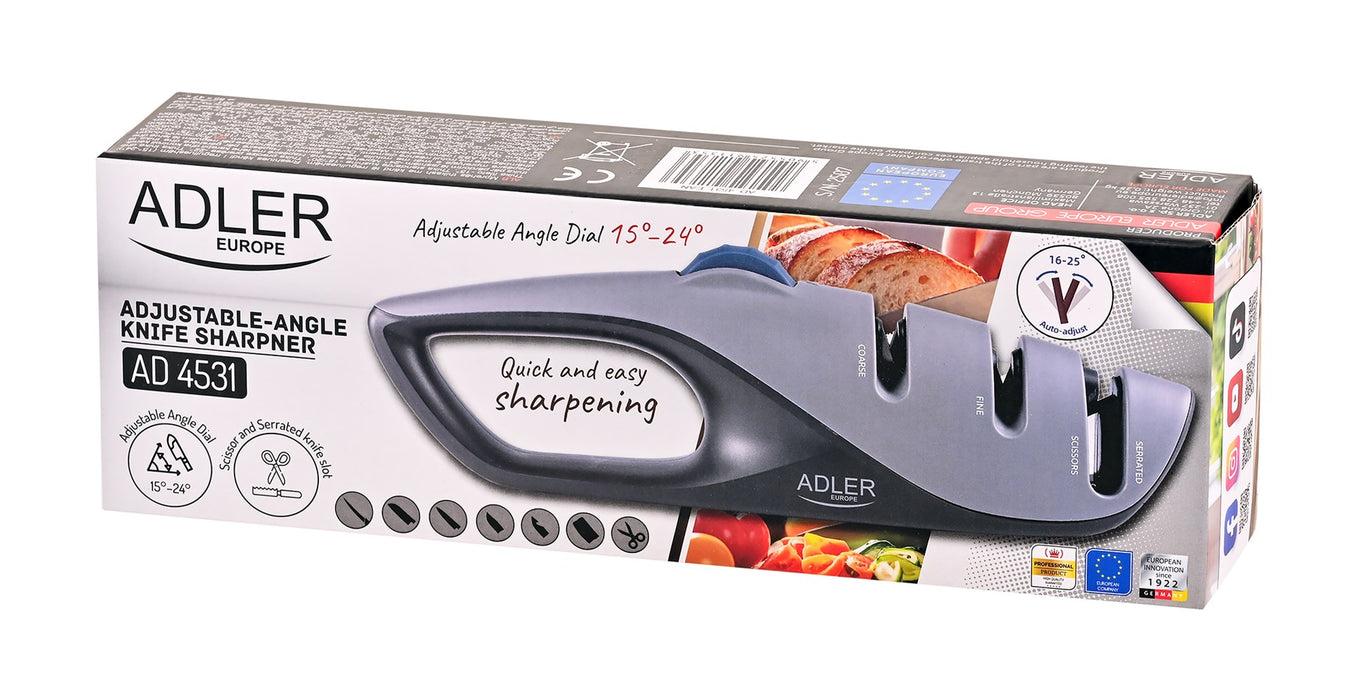 Knife sharpener ADLER AD 4531 Black, Grey