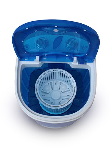 Adler AD 8051 washing machine Top-load 3 kg Blue, White