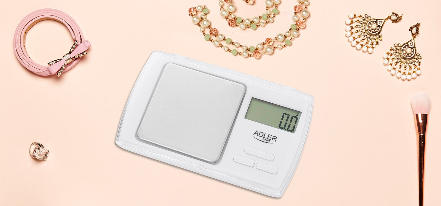Adler AD 3161 kitchen scale White Rectangle Electronic personal scale