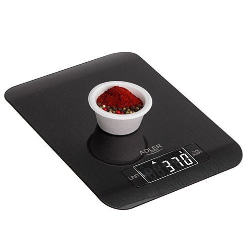 KITCHEN SCALE BLACK ADLER